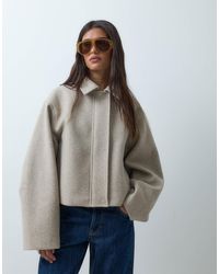 ASOS - Formal Top Collar Cropped Jacket - Lyst