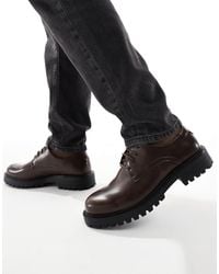 SEQWL - Calvin Chunky Lace-up Derby Boots - Lyst
