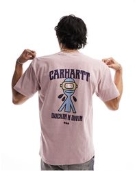 Carhartt - Duckin - t-shirt imprimé au dos - Lyst