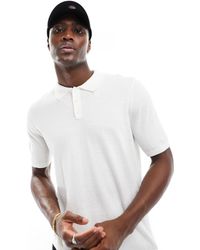 ASOS - Lightweight Knitted Cotton Polo - Lyst
