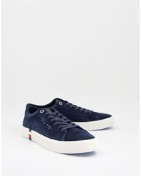 Tommy Hilfiger - Corporate Modern Suede Sneakers - Lyst