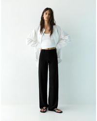 Pull&Bear - Pants With Back Pockets - Lyst