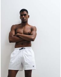 Emporio Armani - Bodywear Logo Swim Shorts - Lyst