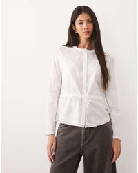 Jdy - Camicia Bianca Allacciata - Lyst