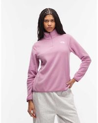 The North Face - Glacier 100 1/4 Zip Fleece - Lyst