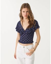 Stradivarius - – kurzärmlige bluse - Lyst