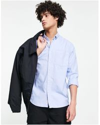 Pull&Bear Hemd HERREN Hemden & T-Shirts Jean Rabatt 89 % Blau XL 