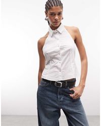 Weekday - Sleeveless Button Down Shirt - Lyst