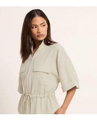 PixieGirl - Petite Funnel Neck Shacket - Lyst