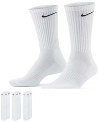 Nike - Everyday Cushioned Training Crew Socks (3 Pairs) - Lyst