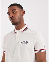 Tommy Hilfiger - Tipped Collar And Cuff Polo Shirt - Lyst