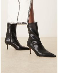 ASOS - Rosalind Kitten Heel Ankle Boots - Lyst