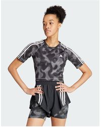 adidas Originals - Own The Run All Over Print Top - Lyst