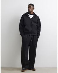 River Island - Premium Wide Leg Joggers - Lyst