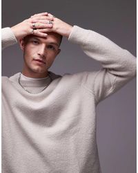 ARKET - Knitted Crew Neck Jumper - Lyst