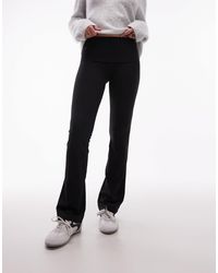 ARKET - Legging skinny évasé en stretch ultra doux à ceinture large - Lyst