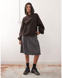 Weekday - Oversized Heavyweight Jersey Hoodie - Lyst
