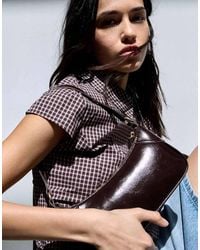 Bershka - Faux Leather Shoulder Bag - Lyst