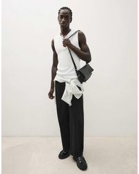 Bershka - Leather Effect Zip Crossbody Bag - Lyst