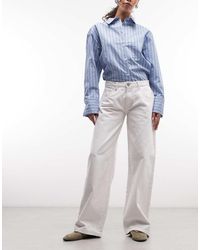 Daisy Street - Low Rise Roomy Jeans - Lyst