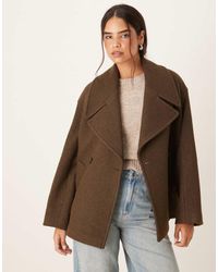Mango - Wool Mix Short Tailored Jacket - Lyst