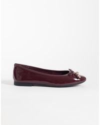 Tommy Hilfiger - Martina Patent Leather Ballet Flats - Lyst