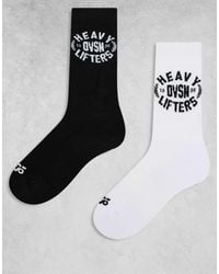4505 - Training Graphic Crew Socks 2 Pack - Lyst