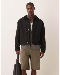ASOS - Giacca Harrington Slavato Con Colletto - Lyst