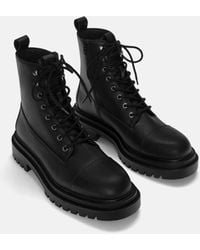 Pull&Bear - – schnürstiefel - Lyst