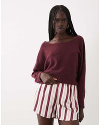 ASOS - Satin Pull On Short Co-ord - Lyst