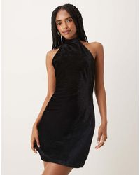 Collective The Label - Halterneck Mini Dress - Lyst