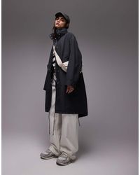 ARKET - Lightweight Coated Longline Utility Parka With Foldaway Hood - Lyst
