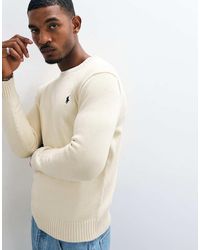 Polo Ralph Lauren - Icon Logo Heavyweight Cotton Knit Jumper - Lyst