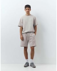 Pull&Bear - – basic-set aus bermuda-shorts und t-shirt - Lyst