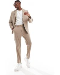 ASOS - – schmal zulaufende anzughose aus twill - Lyst