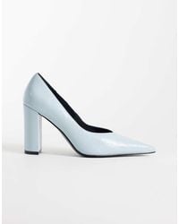 ASOS - Panda High Block Heel Court Shoes - Lyst