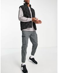 Pull\u0026Bear Denim Cargo Pants for Men | Lyst UK