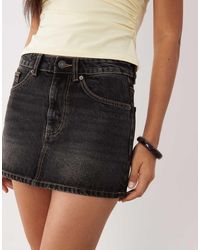 Cotton On - Micro Denim Mini Skirt - Lyst