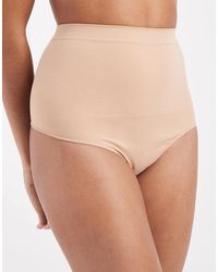 New Look - Seamless Shaping High Waisted Thong - Lyst