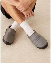 Calvin Klein - Ripstop Puffer Slippers - Lyst