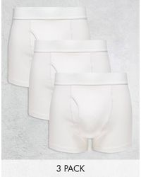 Weekday - Pack De 3 Calzoncillos Bóxer Blancos Jonny De - Lyst