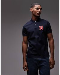 Tommy Hilfiger - Graphic Embroidered Chest Logo Polo T-shirt - Lyst