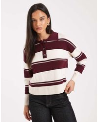 Brave Soul - Rugby Knit Polo Sweater - Lyst