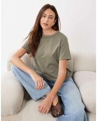 Mango - Knit T-shirt - Lyst