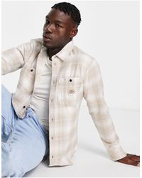 Dickies - Evansville - chemise à manches longues - beige - Lyst