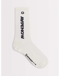 Aape By A Bathing Ape - Aape By A Bathing Ape Logo Socks - Lyst