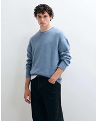 Hollister - Knitted Oversized Crew Neck Jumper - Lyst
