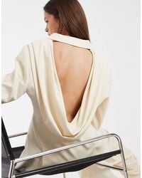 ASOS - Cowl Back Blazer - Lyst