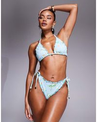 River Island - Ditsy Floral Bikini Brief - Lyst