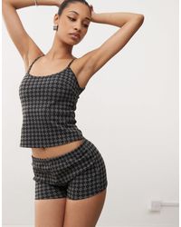 Motel - Atarah Knitted Argyle Cami Top Co-ord - Lyst